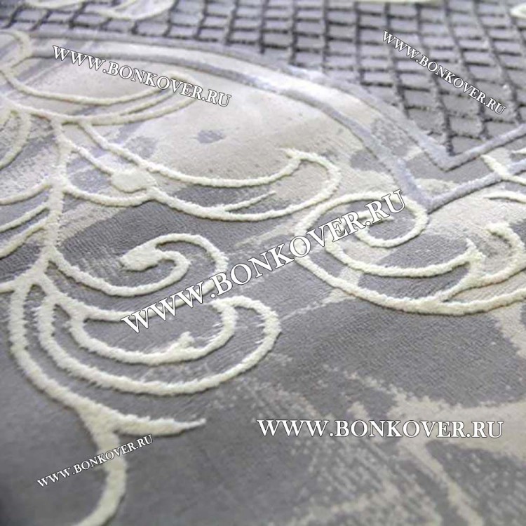 Ковер Турция Для Гостиной Дизайн 94 Серый