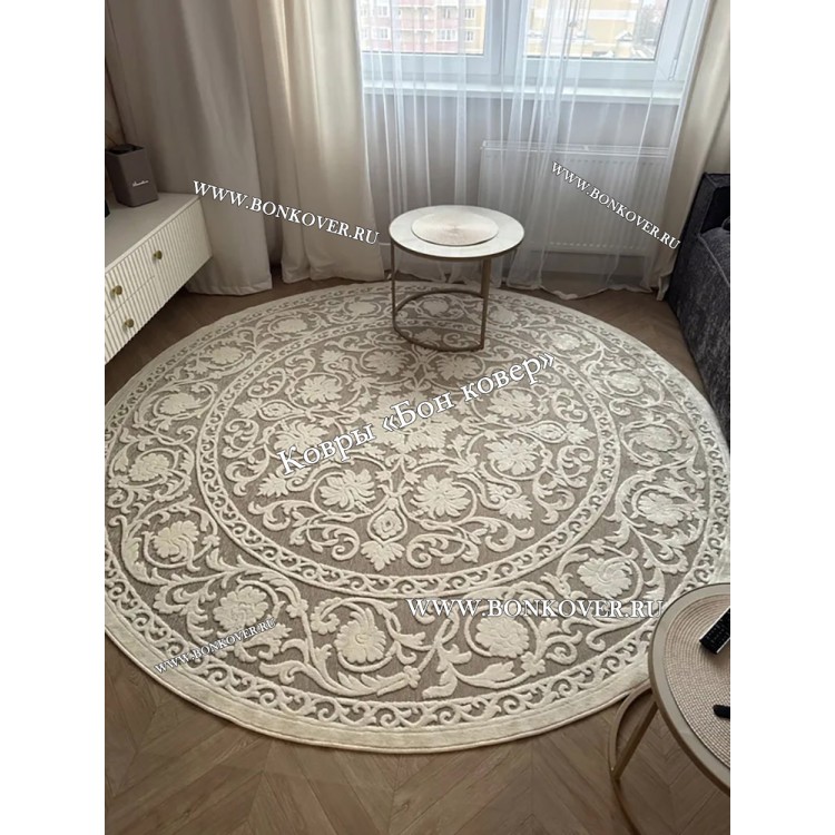 Круглый Ковер Для Гостиной Из Арт Шелка Дизайн 30541